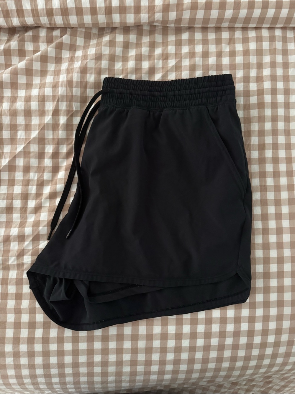 Abercrombie & Fitch Black Athletic Drawstring Shorts